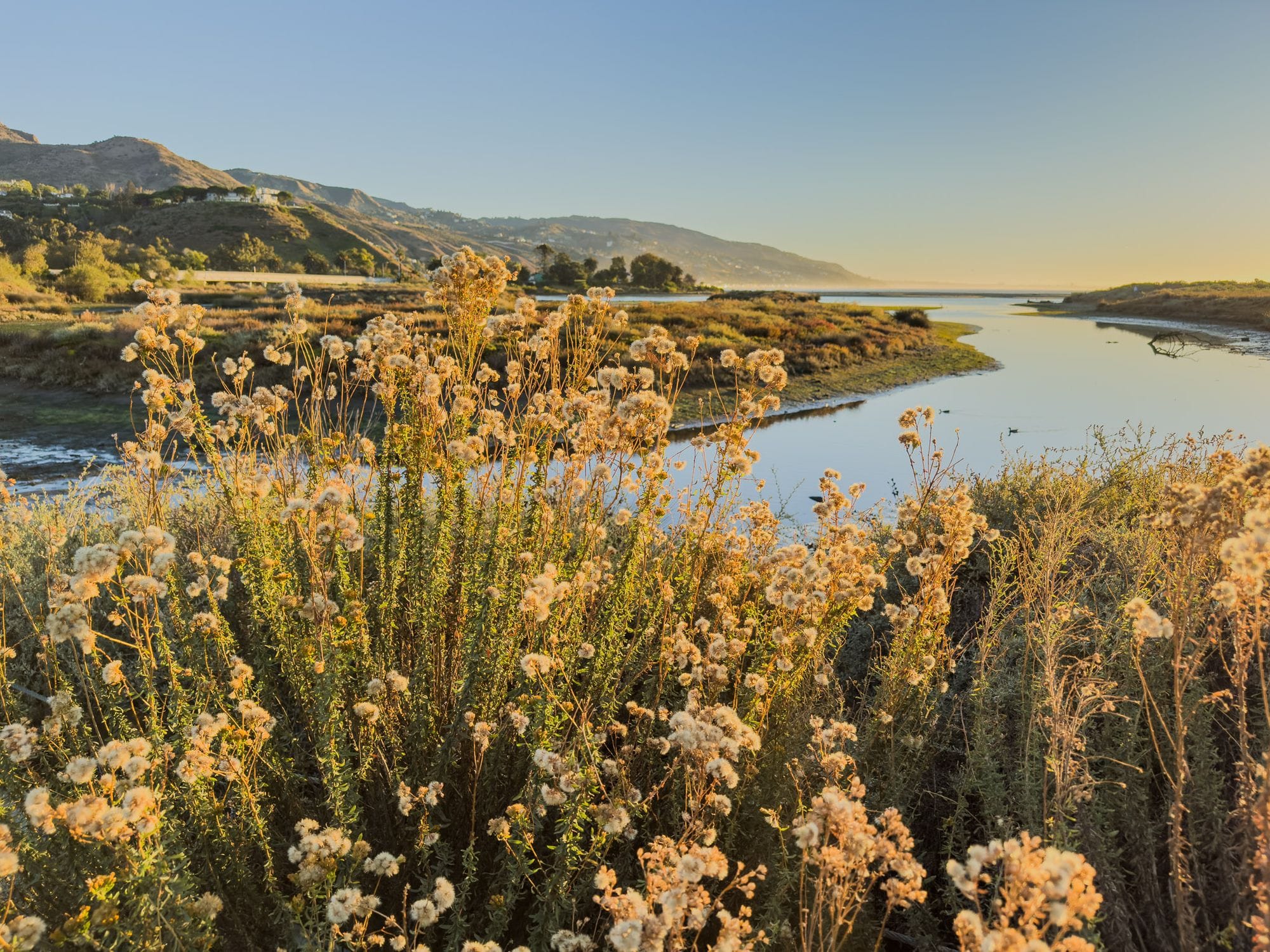 malibu lagoon in the morning