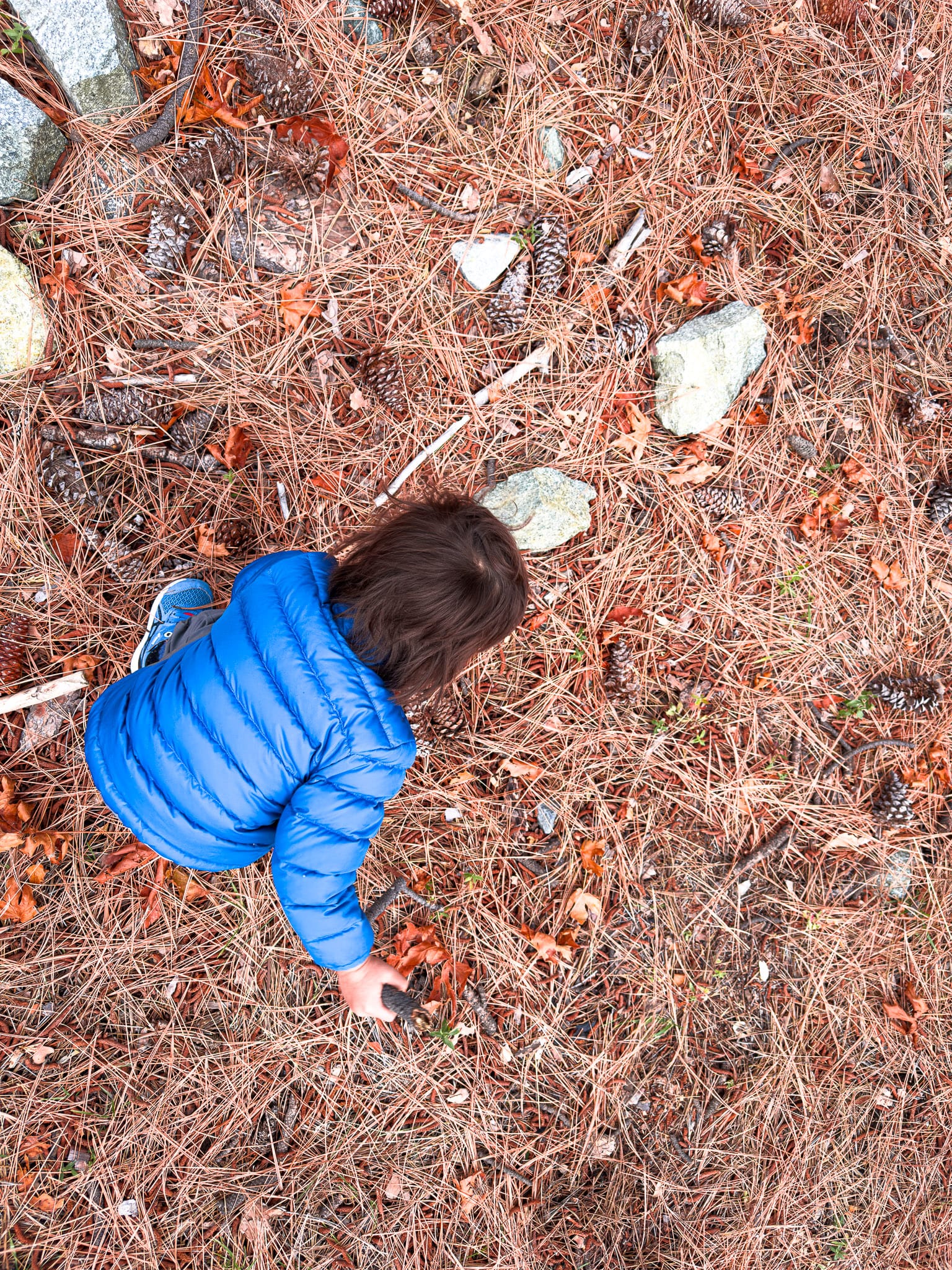 at the foot of Mount Baldy